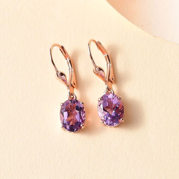 Rose de France Amethyst Ohrringe - 3,34 ct. image number 2