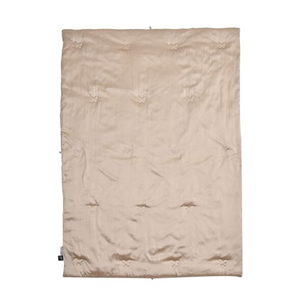 Serenity Night - 100% Maulbeerseide Sommerseidendecke mit Seidenf&uuml;llung Daunenkissen und Seidenkissenbezug Beige image number 18