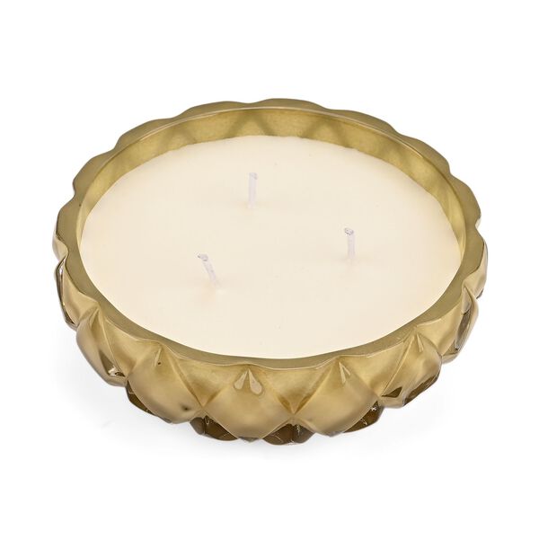 LIVMORE - Duftkerze Winterzauber-Design, 25 Std. Brenndauer, 150g, 4,5 ml ätherisches Öl, Lavendel und Jasmin, Grün image number 4