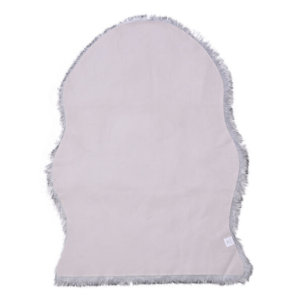 Luxus Kunstfell Glitzer Teppich, Gr&ouml;&szlig;e 100x180 cm, Silber weiss image number 4