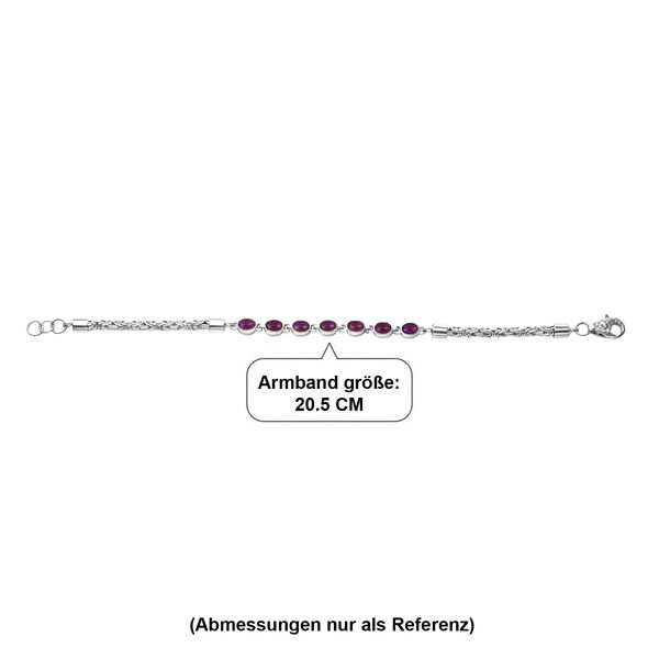 D'Joy afrikanisches Rubin 19cm Armband - 5,32 ct. image number 5