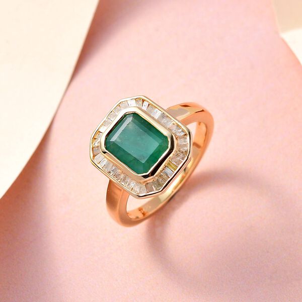 Socoto Smaragd und Diamant-Ring - 2,66 ct. image number 2