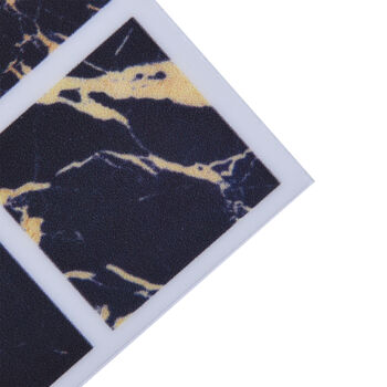 20er-Set - Mosaik-Wandaufkleber, Schwarz