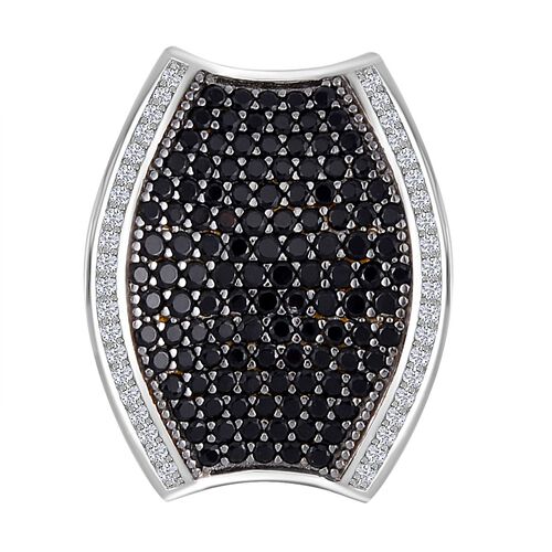 Schwarzer Spinell und Zirkon-Anhänger - 3,08 ct. image number 0