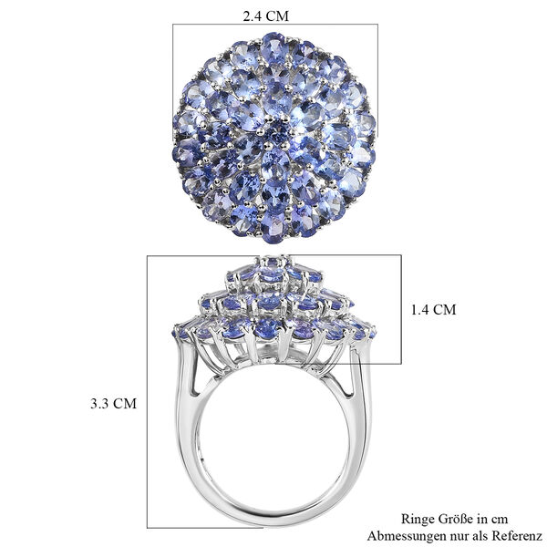 Tansanit Ring - 6,18 ct. image number 8