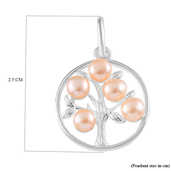 Rosa S&uuml;&szlig;wasserperlen-Anh&auml;nger, 925 Silber image number 5