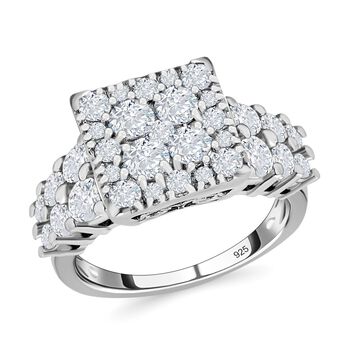 LUSTRO STELLA - Wei&szlig;er Zirkonia Ring