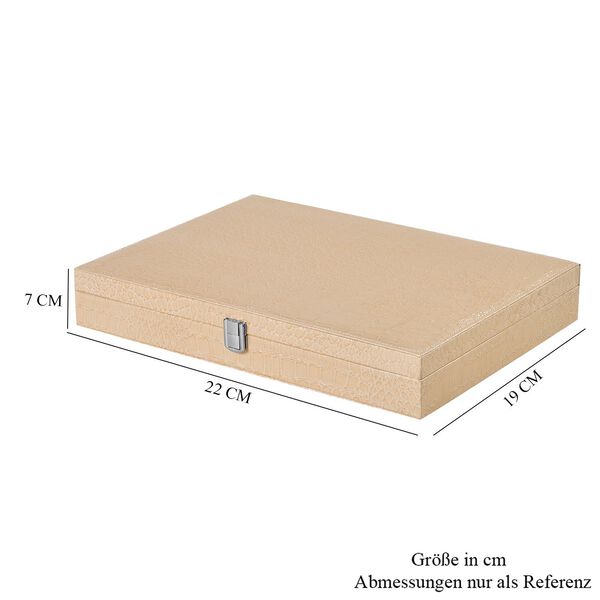 Ring Koffer, creme, Krokodilsmuster image number 9