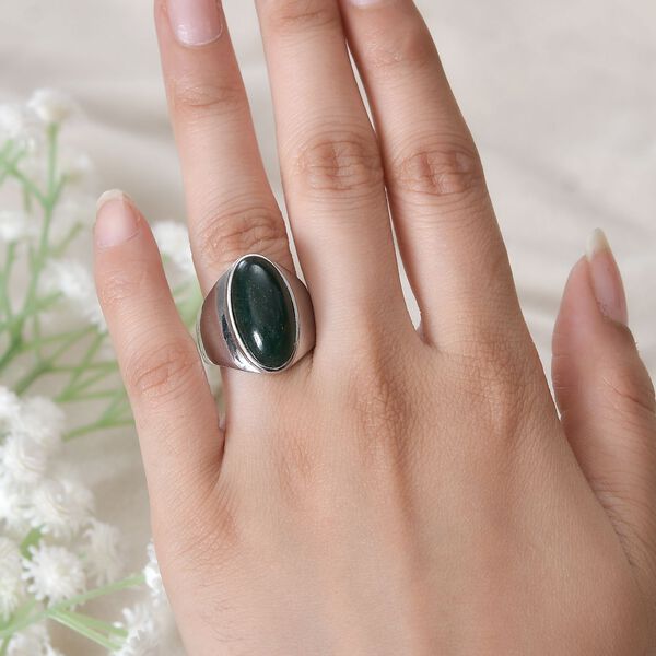 Grüner Aventurin-Ring - 9,91 ct. image number 3