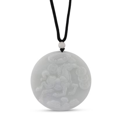 EXTREM SELTEN Nat&uuml;rliche Wei&szlig;e Jade Halskette Flexibles (ca. 70 cm) ca. 135.00 ct