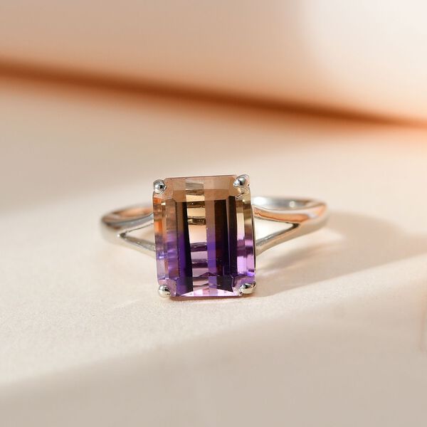 AAA Ametrin Solitär Ring - 3,61 ct. image number 2