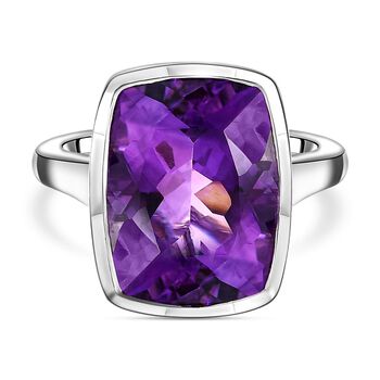 Nat&uuml;rlicher, marokkanischer Amethyst-Solit&auml;r-Ring - 10,83 ct.