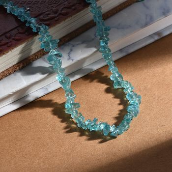 Betroka Blauer Apatit Kette 70 cm ca. 160.00 ct