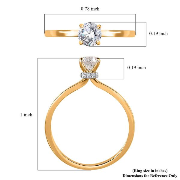 ILIANA Diamant Ring in 750 Gold - 0,50 ct. image number 5