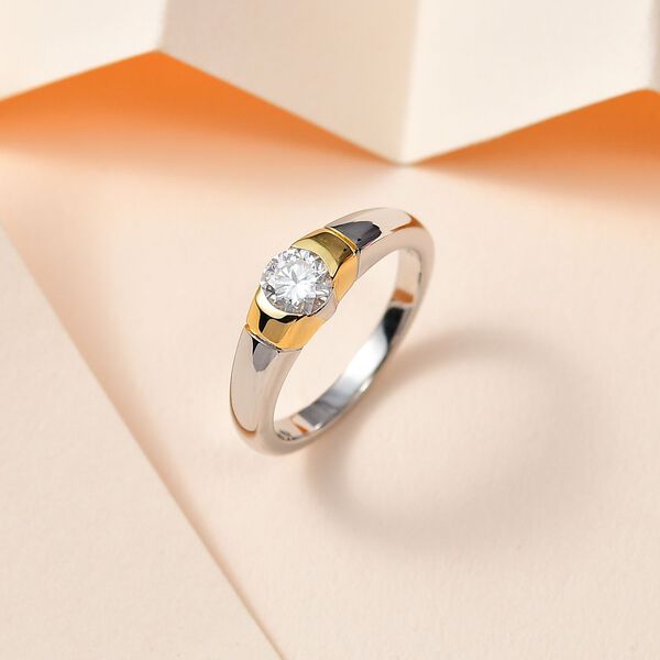 Moissanit Ring - 0,44 ct. image number 2