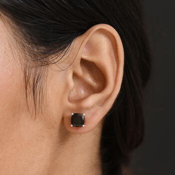 D'Joy Elite Shungit Ohrringe 925 Silber platiniert ca. 1.80 ct