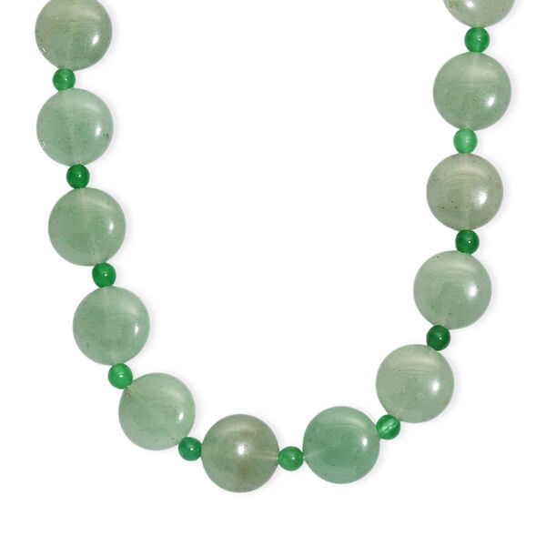 EverTrue gr&uuml;ne Aventurin 45+5cm Halskette - 240 ct.