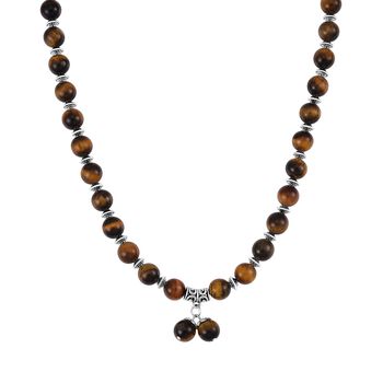 Gelbes Tigerauge Schmuckset  Legierung Antik-silber-Plattierung ca. 300.00 ct