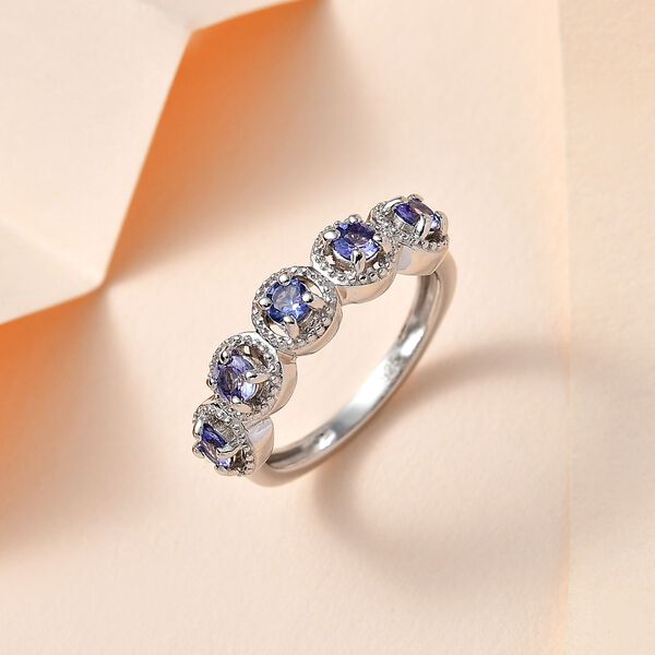 Tansanit Ring - 0,56 ct. image number 2