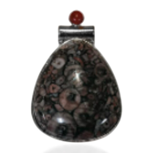 Fancy Herbst und roter Jaspis Anhänger - 75 ct. image number 0