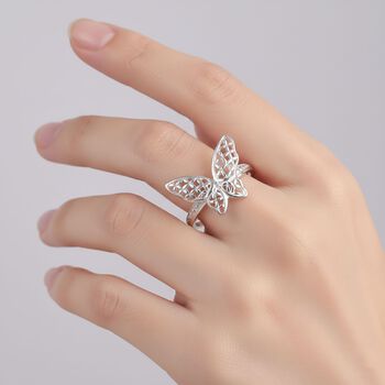 925 Silber Ring (Gr&ouml;&szlig;e 17.00) ca. 2,06g