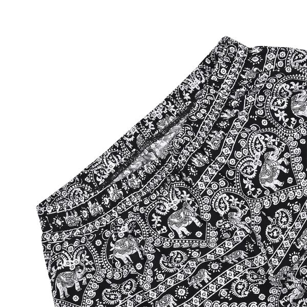 Gewebte Viskosehose, Länge 103/ Hüfte 66/ Taille 56cm, schwarz image number 5