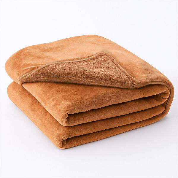 Serenity Night - Luxuri&ouml;se Mikroflanell-Decke, 550 GSM, Superweich und Kuschelig, 150 x 200 cm, Kupfer image number 5