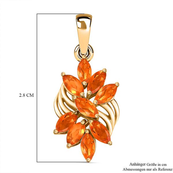 AA Salamanca Feueropal Anh&auml;nger - 0,87 ct. image number 6