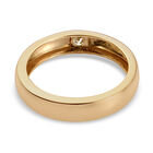 Diamant zertifiziert I2-I3 Band Ring 375 Gelbgold image number 5