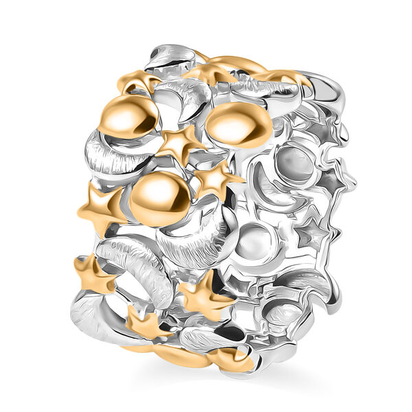 GP Celestial Kollektion - Kanchanaburi blauer Saphir zweifarbiger Ring image number 5