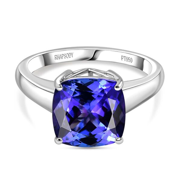 RHAPSODY AAAA Tansanit Ring in 950 Platin - 6,24 ct.