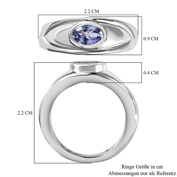 Tansanit Ring - 0,56 ct. image number 7