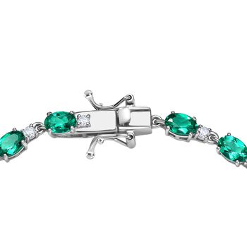 AAA Labor kolumbianisches Smaragd und Labor Diamant Armband