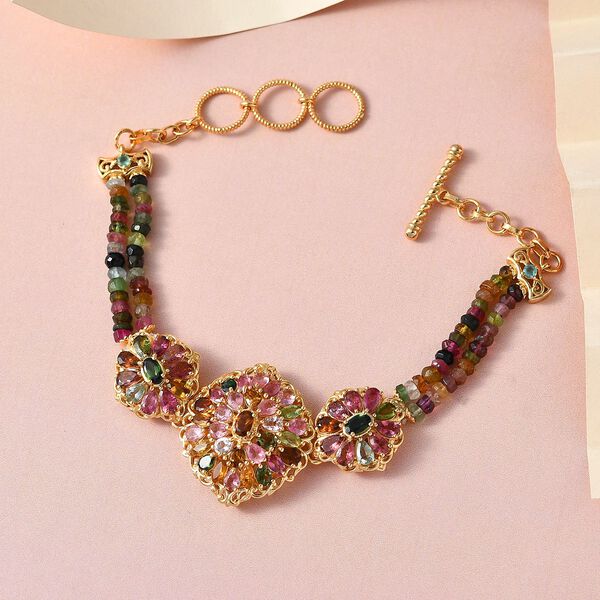 Royal mehrfarbiges Turmalin-Armband- 15,26 ct. image number 2