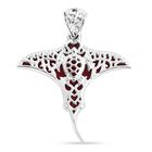 Royal Bali - Koralle Anhänger 925 Silber