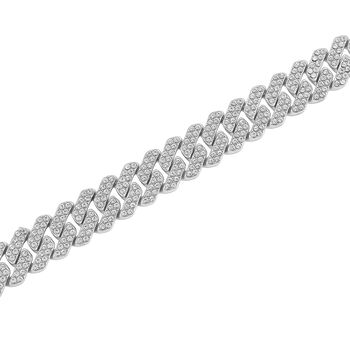 Wei&szlig;er Kristall Halskette ca. 50 cm Standard