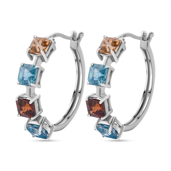 AAA mehrfarbige Zirkon-Ohrringe - 6,25 ct. image number 3