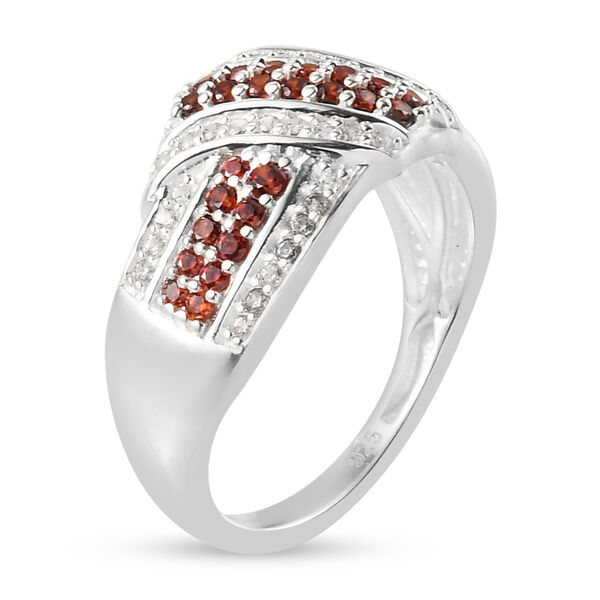 LUSTRO STELLA - Granat Zirkonia Ring 925 Silber  ca. 0,97 ct image number 5