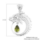 Peridot Anhänger 925 Silber ca. 1.29 ct image number 5