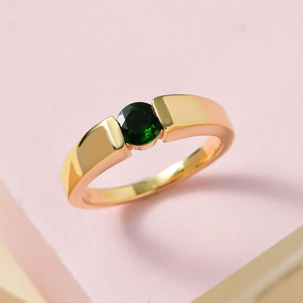 Nat&uuml;rlicher Chromdiopsid-Ring - 0,56 ct. image number 2