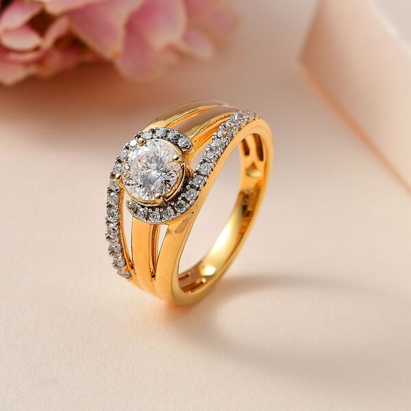 Moissanit Ring - 1,12 ct. image number 2