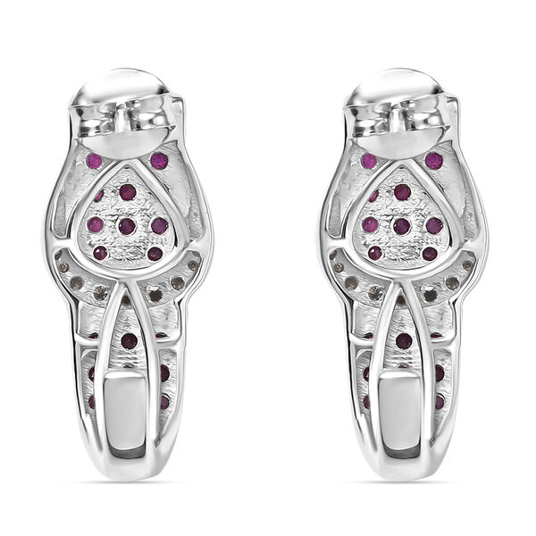 Montepuez-Rubin Ohrringe 925 Silber rhodiniert ca. 1.82 ct image number 4