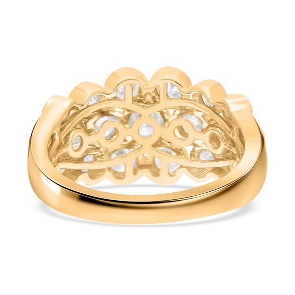 LUXURIANT SGL zertifizierter VS-EF Labor Diamant Ring in 417 Gold - 1 ct. image number 4