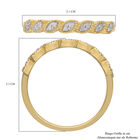 Diamant Ring 925 Silber vergoldet  ca. 0,10 ct image number 5