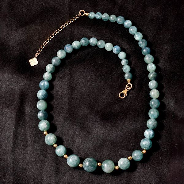 D'Joy gr&uuml;ne Kyanit-Halskette, 45 cm - 265 ct. image number 5