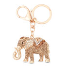 Oranger Zirkonia Schlüsselanhänger  emailliert ca. 1,00 ct