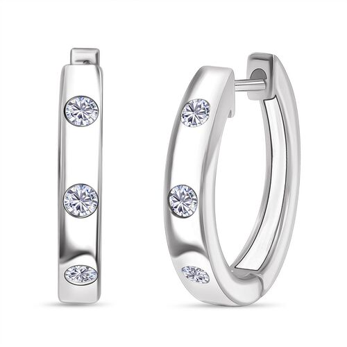 Lab Grown Diamant SI Ohrringe 925 Silber rhodiniert ca. 0.33 ct image number 0