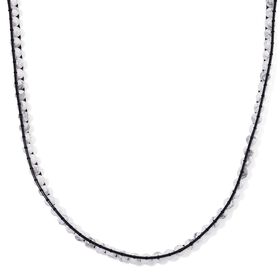 Weißer Howlit Halskette ca. Flexibles cm ca. 80.00 ct