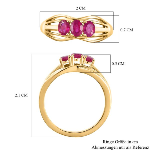 Afrikanischer Rubin-Ring - 0,76 ct. image number 7