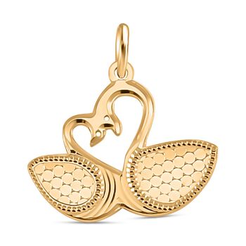 Schwan-Anh&auml;nger, 925 Silber vergoldet